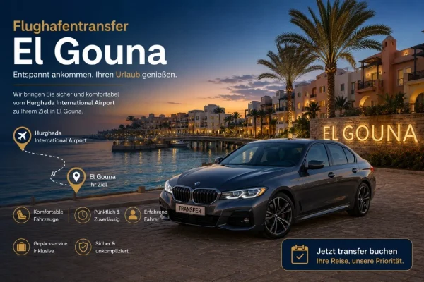 Privattransfer Flughafen Hurghada nach El Gouna