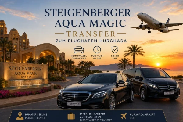 Steigenberger Aqua Magic Transfer zum Flughafen Hurghada