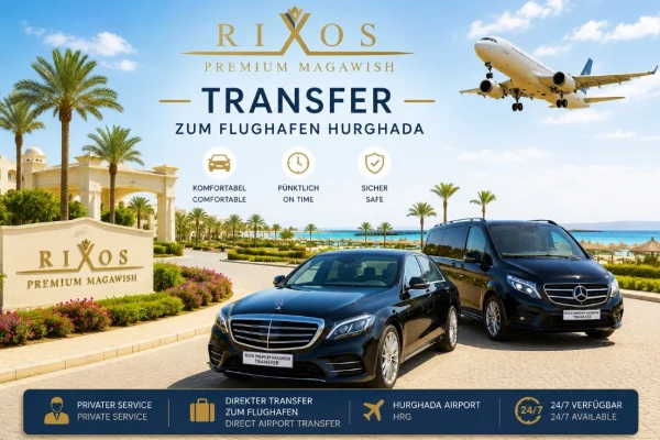 Rixos Premium Magawish Transfer zum Flughafen Hurghada